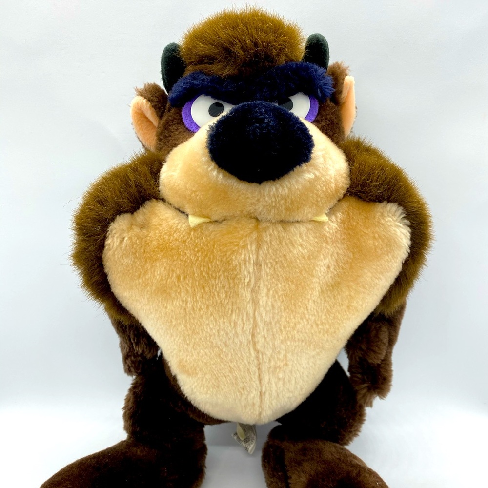 Vintage 1989 Warner Bros. Tasmanian Devil Plush Doll